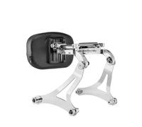 Schienale Adatto per Indian Chieftain Dark Horse Vintage Challenger Springfield 2014-2024 Schienale regolabile Sissy Bar imbottitura portapacchi(Chrome)