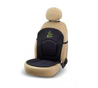 Schienale Coprisedile Anteriore per Auto "My Flower Swivel" Nero con Fiore Verde