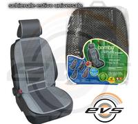 Schienale Coprisedile Auto Universale Fresco Estivo Fibra Naturale Bambu GRIGIO