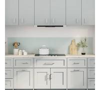 Schienale da cucina 2 pz Bianco 100 x 40 cm vetro temperato