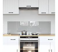 Schienale da cucina 2 pz Grigio chiaro 70 x 40 cm