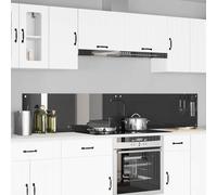 Schienale da cucina 2 pz Grigio scuro 110 x 40 cm