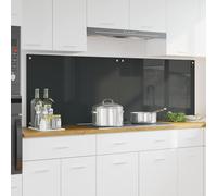 Schienale da cucina 2 pz Grigio scuro 90 x 60 cm