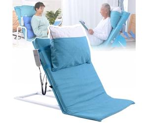 Schienale Del Letto Elettrico Con Cuscino Per La Testa Sollevatore Di Cuscini Medico Portatile Potenza Regolabile Sit-Up Back Stand Assist Aiuto Per Anziani Costretti A Letto,Blue