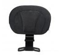 Schienale del sedile passeggero per moto, KIMISS gruppo schienale conducente staccabile, comodo e robusto equilibrio dell'asta di supporto universale per motocicli (nero)