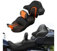 Schienale Doppio Per Moto Per Harley CVO Road King FLHRSE6 2014 Passeggero E Pilota