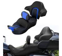 Schienale Doppio Per Moto Per Harley CVO Road King FLHRSE6 2014 Passeggero E Pilota