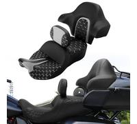Schienale Doppio Per Moto Per Harley CVO Road King FLHRSE6 2014 Passeggero E Pilota