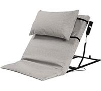 Schienale Elettrico del Letto con Cuscino per La Testa Sollevatore di Cuscini Medico Portatile Sit-up Posteriore Regolabile Aiuto di Assistenza per Anziani Costretti A Letto, Khaki, Long