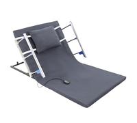Schienale elettrico regolabile da 2° a 80°, con telecomando, corrimano pieghevole, 190 x 90 x 73 cm, supporto elettrico, schienale ergonomico per letto fino a 150 kg (grigio, 190 x 90 x 73 cm)