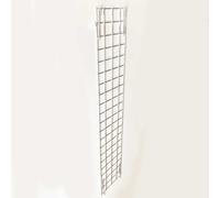 Schienale espositore pannello amovibile griglia acciaio verticale cm.28xh.152 pe