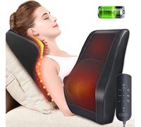 Schienale Massaggiante Senza Fili con Telecomando Cuscino per Massaggi Schiena