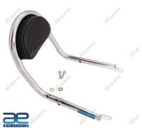 Passeggero Schienale Con Nero Pad Cromo Per Reale Enfield Meteor 350cc