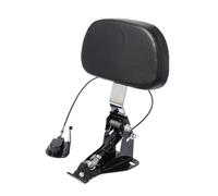 Schienale Passeggero Moto Schienale PER Motociclista + Kit Di Montaggio PER Bracciolo Regolabile Nero PER Touring PER Electra Glide PER Road King 2009-2020 Paraschiena Cuscino Moto