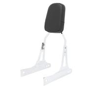 Schienale passeggero Schienale Moto Per Harley Street Bob FXDB, Super Glide Per Costume FXDC 2010 2011 2012 2013 2014 2015(Silver)