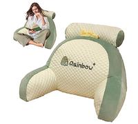 Schienale per sedersi a letto, per sedia per letto con braccioli, supporto per la schiena ultra comodo, ergonomico, per leggere, giocare, guardare la TV