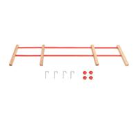 Schienale per Slitta in Compensato Rosso - Comfort e Sicurezza