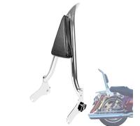 Schienale posteriore rimovibile cromato Sissy Bar passeggero compatibile con Harley Davidson Touring 1997-2008 Road King Electra Glide Street Glide FLHR FLHX FLHT FLTR [66 pollici]