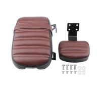 Schienale Posteriore Sedile Passeggero Accessorio per moto schienale per sedile passeggero nero in PU con imbottitura per per Scout Bobber Sixty 2020-2024