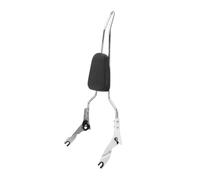 Schienale Posteriore Sedile Passeggero Cuscino schienale passeggero posteriore staccabile in argento per moto per Touring per Street Glide per Road King 2009-2023