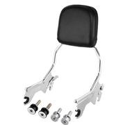 Schienale Sissy Bar E Cuscino Per Deluxe FLDE 2023 Per Heritage Classic 114 FLHCS 2022 Per Softail Slim FLSL 2019 Per Street Bob FXBB 2018 Portapacchi Motocicletta(Chrome Set)