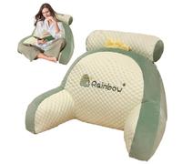 Schienali per sedersi a letto, cuscino da lettura ergonomico, lavabile | Schienale da letto con braccioli, per leggere, guardare la TV
