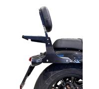 Schienalino acciaio nero con portapacchi 33cm per Moto Morini Calibro specifico