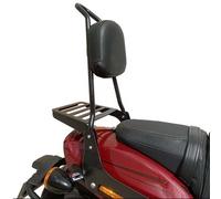 Schienalino CHOPPER con portapacchi 50cm in acciaio nero per ZONTES C125 C2
