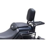 Schienalino in acciaio nero senza portapacchi compatibile con Morbidelli MBP C1002V