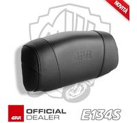 Schienalino in gommapiuma, rivestito similpelle nera con logo GIVI per V47 GIVI