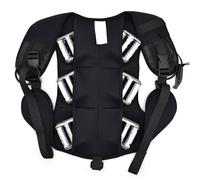 Schienalino in Neoprene con Zavorre Namaka | Per Apnea, Pesca Sub, Snorkeling | Supporto Zavorra o Galleggiante - Gilet Regolabile Multifunzione (Schienalino + 6 piombi)