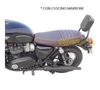 Schienalino Spaan nero per Triumph T120 dal 2016 (raffreddamento a liquido)