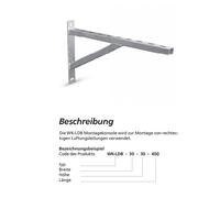 Schienenkonsole Bracci Supporti da Muro Parete di Léger Console Sbarra