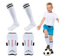 SCHIENSBEINSCHONER - da piede comodo per allenamento e gioco | Uomini Schiensbeinschoner con cintura sicura | Pads per lo stinco da calcio per la protezione e la libertà D