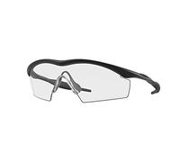 Oakley Unisex OO9060 M FRAME STRIKE 11-439 Occhiali da sole O_Matter Nero Trasparente Maschera Normale