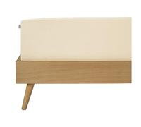Schiesser 100829 - Lenzuolo in Jersey makò, con Angoli Elasticizzati 180 x 200 cm, Colore: Écru