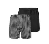 Schiesser 2 Pack Boxershorts Baumwolle Jersey Weich Multipack-Jerseyboxer Boxer a Pantaloncino, Assortiti 5_182427, 12 Uomo