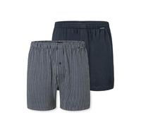 Schiesser 2 Pack Boxershorts Baumwolle Jersey Weich Multipack-Jerseyboxer Boxer a Pantaloncino, Assortiti 2_182427, 8 Uomo