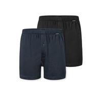Schiesser 2 Pack Boxershorts Baumwolle Jersey Weich Multipack-Jerseyboxer Boxer a Pantaloncino, Assortiti 2_182426, 6 Uomo