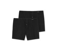 Schiesser 2 Pack Boxershorts Baumwolle Jersey Weich Multipack-Jerseyboxer Intimo, Nero_180930, 4XL (Pacco da 2) Uomo