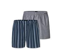 Schiesser 2 Pack Boxershorts Baumwolle Web Multipack-Webboxer Boxer a Pantaloncino, Ordinati 4_182428, 6 Uomo