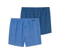 Schiesser 2 Pack Boxershorts Boxer, Blu (Royal 819), S (Pacco da 2) Uomo
