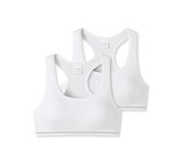 Schiesser 2 Pack Bustiers Bustino, Bianco, 152 (Pacco da 2) Bambine e Ragazze