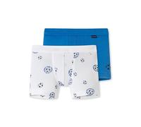 Schiesser 2 Pack Shorts Unterwäsche mit Softbund 100% Bio Baumolle - Feinripp Boxer a Pantaloncino Bambini e Ragazzi (Pacco da 2)