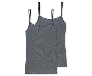 Schiesser 2 Pack Spaghettitop Unterhemd - Modal Essentials Canottiera Donna (Pacco da 2)