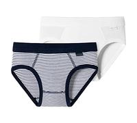 Schiesser 2 Pack Sportslip Unterwäsche Feinripp-100% Organic Bio Baumwolle-Größe 92 bis 140 Intimo, Assortiti 12_173115, 128 (Pacco da 2) Bambini e Ragazzi
