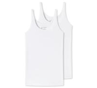 Schiesser 2 Pack Trägertop Intimo Donna (Pacco da 2) | Comode canottiere da donna con vestibilità ottimale, il cotone delicato garantisce un elevato comfort tutto il giorno