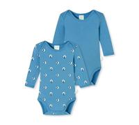 Schiesser 2Pack Bodies Jungen-Natural Love Set di Biancheria per Bambino e Neonato, Sortiert 3_181784, 98 Bimbo