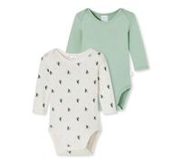 Schiesser 2Pack Bodies - Natural Love, Set di Biancheria per Bambino e Neonato Bimba 0-24, Sortiert 2_181784, 62