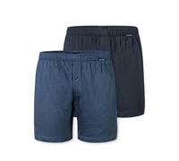 Schiesser 2 Pack Boxershorts Baumwolle Jersey Weich Multipack-Jerseyboxer Boxer a Pantaloncino, Ordinati 4_182427, 5 Uomo